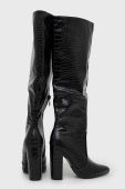 Чоботи Answear Lab жіночі колір чорний каблук блок (3560856)