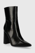 Черевики Answear Lab жіночі колір чорний каблук блок (3578755)