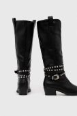 Черевики Answear Lab жіночі колір чорний на плоскому ходу (3603820)