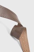 Шкіряний ремінь Answear Lab жіночий колір бежевий (3276061)