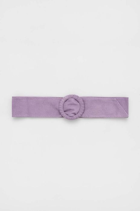 Замшевий ремінь Answear Lab колір фіолетовий (3336489)