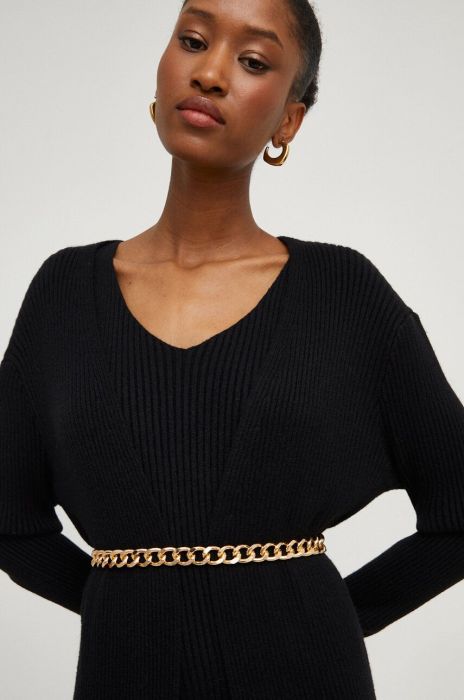 Ремінь Answear Lab жіночий колір чорний (3521089) Ремінь Answear Lab жіночий колір чорний (3521089)