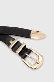 Шкіряний ремінь Answear Lab жіночий колір чорний (3652032)