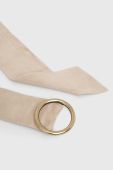 Замшевий ремінь Answear Lab колір бежевий