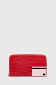 Шкіряний гаманець Answear Lab жіночий колір червоний (3370923)