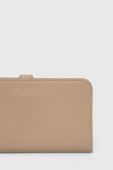 Шкіряний гаманець Answear Lab жіночий колір бежевий (3652058)