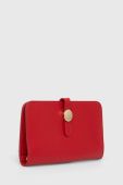 Шкіряний гаманець Answear Lab жіночий колір червоний (3652056)