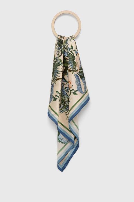 Шовкова хустка Answear Lab візерунок колір барвистий