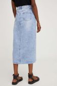 Джинсова спідниця Answear Lab maxi пряма колір блакитний (3311453)