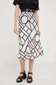 Спідниця Answear Lab колір білий maxi розкльошена (3354925)