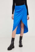 Спідниця Answear Lab midi олівець колір блакитний (3435525)