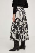 Спідниця Answear Lab колір чорний midi розкльошена (3551891)