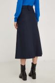 Спідниця Answear Lab колір синій midi розкльошена (3565208) Спідниця Answear Lab колір синій midi розкльошена (3565208)