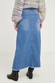Джинсова спідниця Answear Lab maxi пряма колір блакитний (3674759)