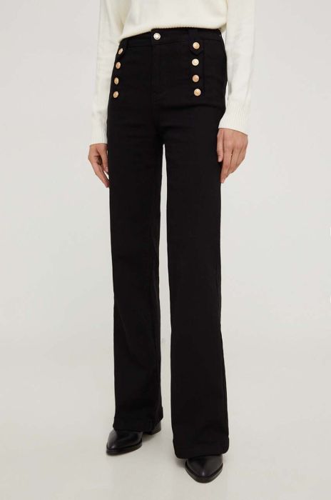 Джинси Answear Lab жіночі висока посадка колір чорний (3581930) Джинси Answear Lab жіночі висока посадка колір чорний (3581930)