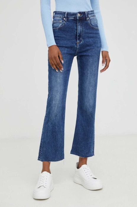 Джинси Answear Lab жіночі висока посадка колір блакитний (3455763) Джинси Answear Lab жіночі висока посадка колір блакитний (3455763)