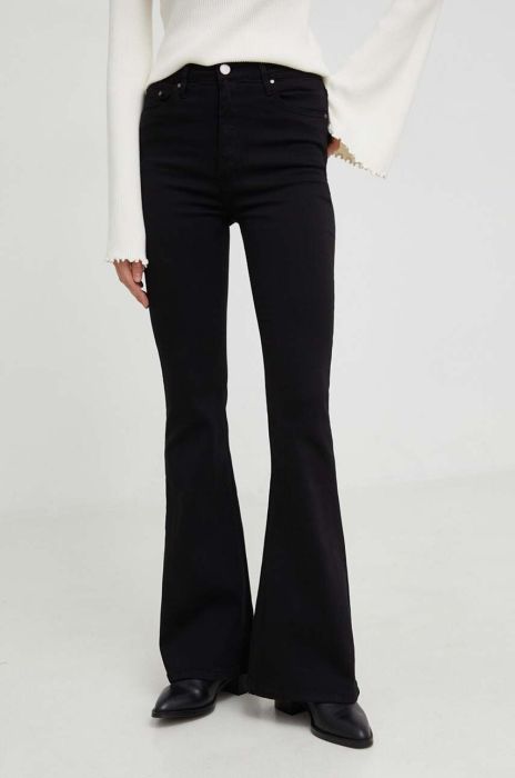 Джинси Answear Lab жіночі висока посадка колір чорний (3622879) Джинси Answear Lab жіночі висока посадка колір чорний (3622879)