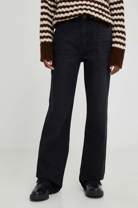 Джинси Answear Lab жіночі висока посадка колір чорний (3655974) Джинси Answear Lab жіночі висока посадка колір чорний (3655974)