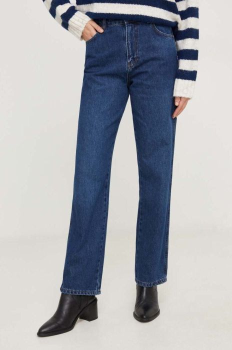 Джинси Answear Lab жіночі висока посадка колір блакитний (3677132) Джинси Answear Lab жіночі висока посадка колір блакитний (3677132)