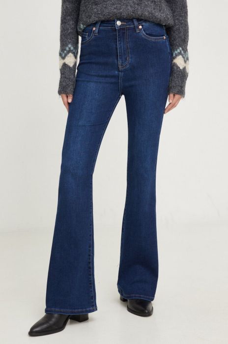 Джинси Answear Lab жіночі висока посадка колір блакитний (3649028) Джинси Answear Lab жіночі висока посадка колір блакитний (3649028)