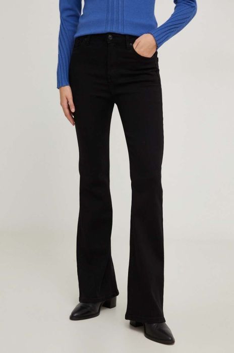 Джинси Answear Lab жіночі висока посадка колір чорний (3649032) Джинси Answear Lab жіночі висока посадка колір чорний (3649032)