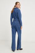 Джинсовий комбінезон Answear Lab з бавовни з коміром колір блакитний (3674596) Джинсовий комбінезон Answear Lab з бавовни з коміром колір блакитний (3674596)