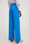 Штани Answear Lab жіночі пряме висока посадка колір блакитний (3311465) Штани Answear Lab жіночі пряме висока посадка колір блакитний (3311465)