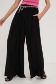 Штани Answear Lab жіночі колір чорний широке висока посадка (3326296) Штани Answear Lab жіночі колір чорний широке висока посадка (3326296)
