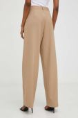 Штани Answear Lab жіночі колір бежевий широке висока посадка (3433083) Штани Answear Lab жіночі колір бежевий широке висока посадка (3433083)