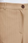 Штани Answear Lab жіночі колір бежевий широке висока посадка (3433083) Штани Answear Lab жіночі колір бежевий широке висока посадка (3433083)