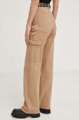 Штани Answear Lab жіночі колір бежевий пряме висока посадка (3398630) Штани Answear Lab жіночі колір бежевий пряме висока посадка (3398630)