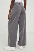 Штани Answear Lab жіночі колір сірий пряме висока посадка (3599137) Штани Answear Lab жіночі колір сірий пряме висока посадка (3599137)