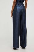 Штани Answear Lab жіночі широке висока посадка колір блакитний Штани Answear Lab жіночі широке висока посадка колір блакитний