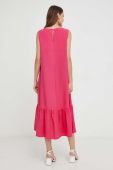 Сукня Answear Lab колір рожевий midi розкльошена (3377375)