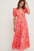 Сукня Answear Lab колір рожевий maxi розкльошена (3352446)
