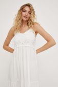 Сукня Answear Lab колір білий maxi розкльошена (3329190)