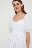 Сукня Answear Lab колір білий mini розкльошена (3377413)