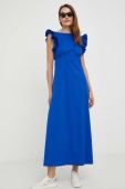 Сукня Answear Lab maxi розкльошена колір блакитний (3377439)