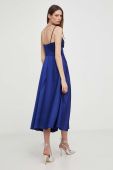 Сукня Answear Lab колір синій maxi розкльошена (3433087)