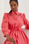 Сукня Answear Lab колір рожевий mini розкльошена (3452321)