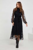 Сукня Answear Lab колір чорний maxi розкльошена (3535349)