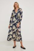 Сукня Answear Lab колір синій maxi розкльошена (3583572)