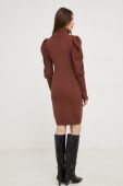 Сукня Answear Lab колір коричневий mini облягаюча (3682118)