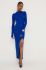 Сукня Answear Lab maxi облягаюча колір блакитний (3687672)