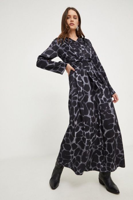 Сукня Answear Lab колір чорний maxi розкльошена (3685213)