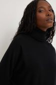 Светр Answear Lab жіночий колір чорний легкий гольф (3478931)