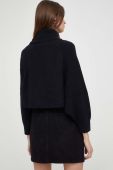 Светр Answear Lab жіночий колір чорний легкий гольф (3433122)