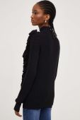 Светр Answear Lab жіночий колір чорний півгольф (3460081)