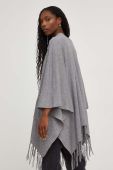 Пончо Answear Lab колір сірий легке (3483469)