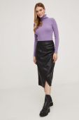 Светр Answear Lab жіночий колір фіолетовий легкий гольф (3552009)